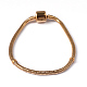 316 catena del serpente in acciaio inox stoffa braccialetto stile europeo STAS-L178-SL0227J-18-1