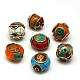 Handmade Tibetan Style Beads TIBEB-K022-16-1