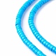 Chapelets de perles en turquoise synthétique X-TURQ-G110-4x2mm-06-2