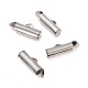 304 Stainless Steel Slide On End Clasp Tubes STAS-C044-07C-P-2