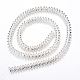 Chapelets de perles en hématite synthétique sans magnétique X-G-Q465-11S-2