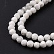 Chapelets de perles en howlite naturelle G-H273-02A-5