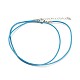 Cuero cable de la toma de collar NJEW-XCP002-03-1