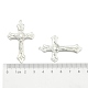 Alloy Crucifix Cross Pendants EC1053-P-3