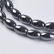Non-magnetic Synthetic Hematite Beads Strands X-G-H1080-1-3