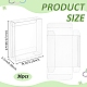 Boîtes de rangement pliables en PVC&nbsp;CON-WH0110-56-2