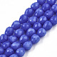 Opaque Solid Color Glass Beads Strands GLAA-N045-002-A09-1