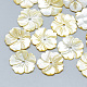 Perles de coquillage jaune SSHEL-S260-072-1