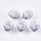 Transparentes bouchons acrylique de perles X-TACR-T007-01-2