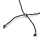 Bracelets coulissants réglables en cordon de polyester BJEW-H540-A02-G-3