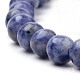 Нити бусины из натуральной бразильской голубой яшмы G-S259-36-10mm-3