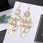 Серьги-подвески в виде кисточек из сплава листьев SV1506-9