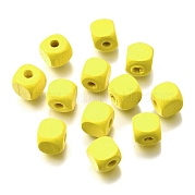 Спрей окрашены деревянные бусины WOOD-P021-01C-27