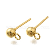 201 фурнитура для сережек-гвоздиков из нержавеющей стали STAS-R156-01G-05