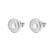 Некорневая серьга-гвоздик из нержавеющей стали 304 AZ0549-2