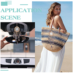 Наборы для самостоятельного изготовления подвесок из плетеной сетки&nbsp;DIY-GA0008-78