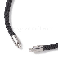 Изготовление браслета-слайдера из нейлонового круглого шнура&nbsp;AJEW-JB01516-02