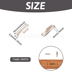 Crimpendkappen aus Eisen mit halber Abdeckung&nbsp;IFIN-TAC0002-02