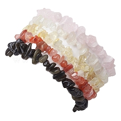 12 set di braccialetti elasticizzati con perline e pietre preziose naturali miste costellazione per donna e uomo&nbsp;BJEW-JB10264-10