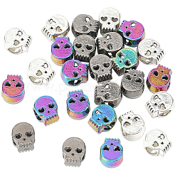 30 шт. Европейские бусины из сплава 3 цветов&nbsp;FIND-PA0001-13