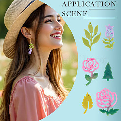 4шт 4 стиля силиконовые Молды&nbsp;DIY-TA0013-63