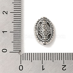 Perline in lega stile tibetano&nbsp;TIBEB-L007-03AS
