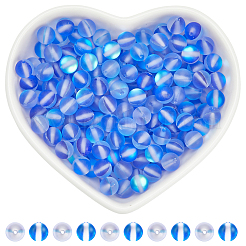 Perlin Perline Di Vetro Smerigliato Nero Sfera 12 Mm Opaco Filo Ghiaccio Perla R58 - Foto 11