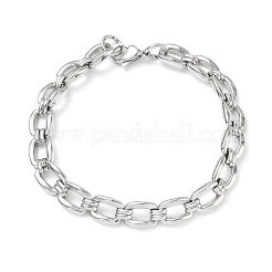9 mm ovale Gliederkettenarmbänder aus Edelstahl 304&nbsp;SA-CBA2696-10P