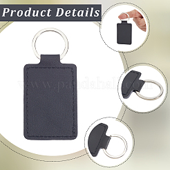 30шт 5 цвета ПУ брелки&nbsp;KEYC-CL0001-30