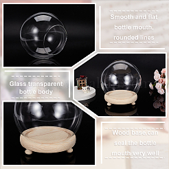 Couvercle de dôme en verre&nbsp;AJEW-WH0401-76B