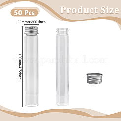 50шт стеклянные бутылки контейнеры для бисера&nbsp;CON-DR0001-06D