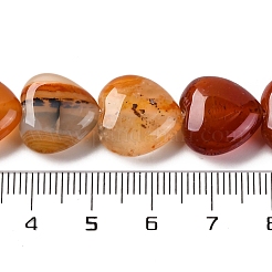 Натуральный красный агат бисер нитей&nbsp;G-I372-A03-02