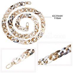 Акриловые звенья цепи удлинители сумок&nbsp;HJEW-FS00058-03