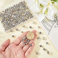 250 шт. 10 стиля бусины из сплава в тибетском стиле&nbsp;TIBE-PA0001-04