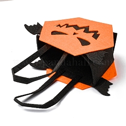 Дьявольские войлочные сумки для конфет на Хэллоуин с ручками&nbsp;LS-HAWE-K001-01B