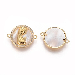 Соединители из латуни с микрочастицами и кубическим цирконием&nbsp;LS-KK-I656-36G