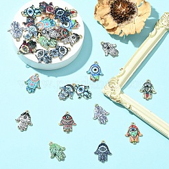 Подвески из сплава с принтом 15 цветов&nbsp;ENAM-YW0006-44