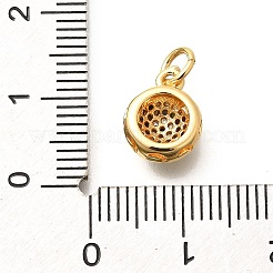 Латунные микро проложить кубического циркония подвески&nbsp;KK-G519-09G-03