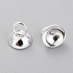 201 ganci per ciondolo con tappo a perlina in acciaio inossidabile&nbsp;X-STAS-G224-24S-04