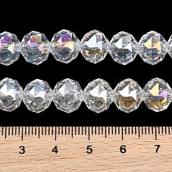 Transparent galvanisieren Glasperlen Stränge&nbsp;EGLA-N002-34C-B01