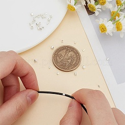 100 шт. 4 стиля 925 бусины-трубочки из стерлингового серебра&nbsp;STER-AR0001-06