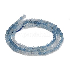 Natürliche teufelsblaue Aquamarin-Perlenstränge&nbsp;G-NH0072-A01-01