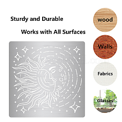 Трафареты для штампов из нержавеющей стали&nbsp;DIY-WH0238-145