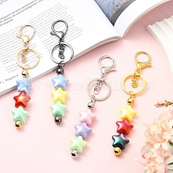 10 шт. брелок из сплава с бусинами для изготовления ювелирных изделий своими руками&nbsp;KEYC-YW0001-28B