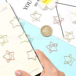 40 шт. 2 цвета железные скрепки&nbsp;AJEW-SP0002-98A