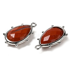 Natürliche rote Jaspis Anhänger&nbsp;G-B009-02P-L