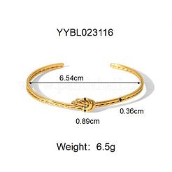 Браслеты-манжеты из нержавеющей стали 304 с узлом для женщин&nbsp;TU4050-5