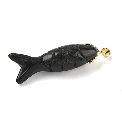 Резные подвески из смешанных натуральных и синтетических драгоценных камней&nbsp;G-P599-08G