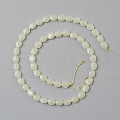 Fili sintetici perline di pietra luminosa&nbsp;G-I271-B12-6x8mm