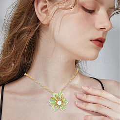 8 шт. 2-цветная брошь-трансформер из сплава с крючками для подвески&nbsp;FIND-SC0019-07B